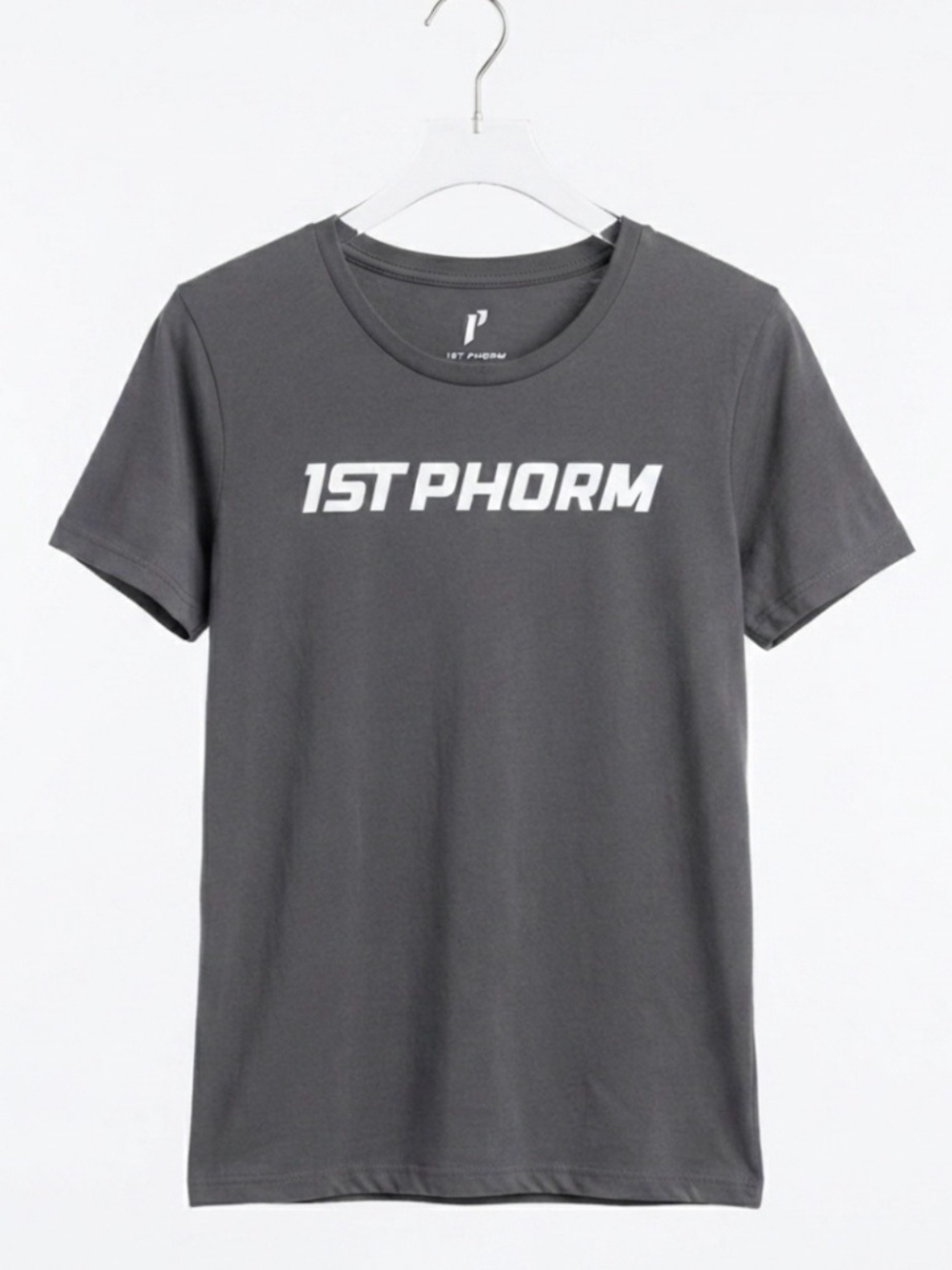 Women’s 1st Phorm Logo Tee in Dark Gray
